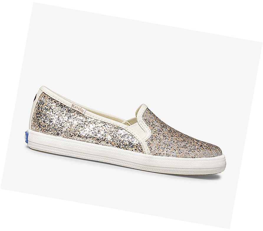 Keds x kate spade new york Double Decker Metallic Glitter Wedding Scarpe Casual Donna Colorate | XMRSA-2716